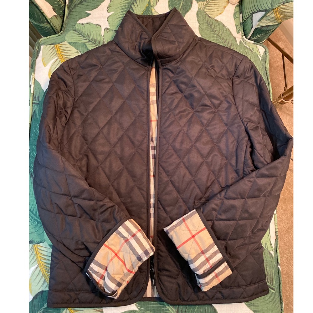 Burberry quilted coat